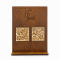 Επιτραπέζιο Stand με Λογότυπο & QR | Διπλής  Όψης | 25 x 20cm